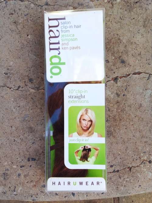HAIRUWEAR - Hairdo 10` Clip in extensions Straight - PO# 478JS  - Dark Copper- Jessica simpson