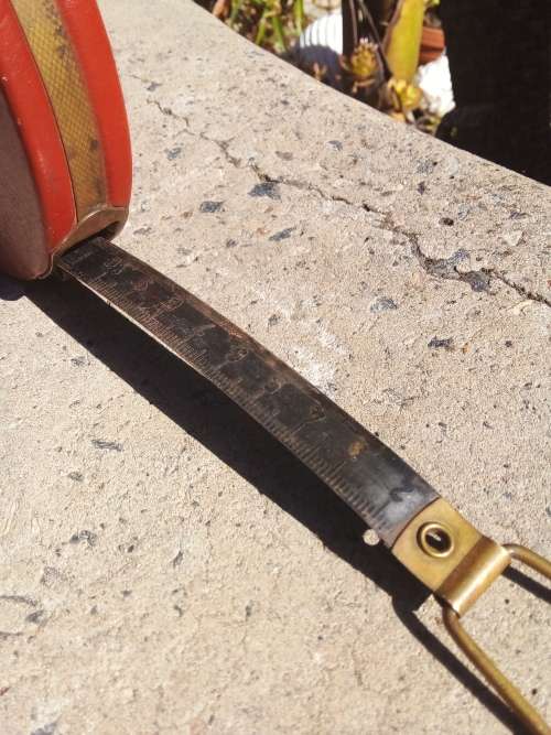 Vintage Massi Tools - 30m Leather Case Measuring Tape - Made in Germany