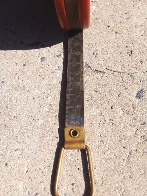 Vintage Massi Tools - 30m Leather Case Measuring Tape - Made in Germany