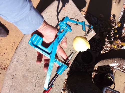 Antique Patatoe/Apple Peler - HARTE FRUCHTE WEICHE D.B PAT 103 - 100% Working