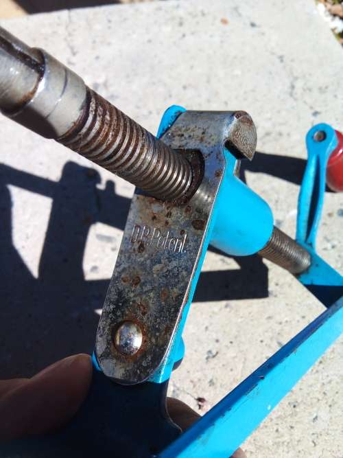 Antique Patatoe/Apple Peler - HARTE FRUCHTE WEICHE D.B PAT 103 - 100% Working