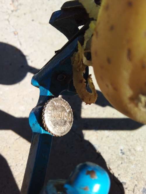 Antique Patatoe/Apple Peler - HARTE FRUCHTE WEICHE D.B PAT 103 - 100% Working