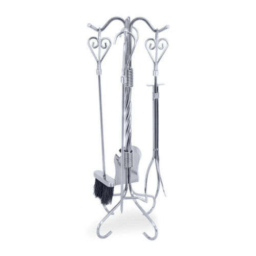 5 Piece Fireplace toolset MEGAMASTER avantgarde
