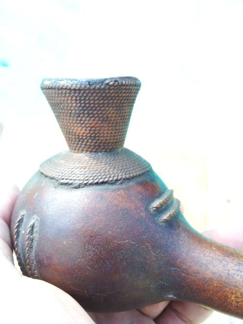 Vintage Smoking Accessories - 1 x Pipe 3 x Cigarette Metal Tins and 1 x Cigar Metal Tin