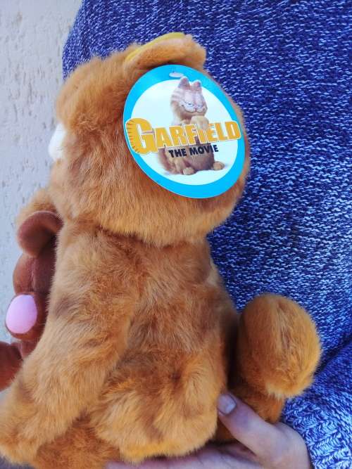 2004 - Green Horse Garfield  with Pooky - EEGA700A - The Movie Plush 12` With Tags - LIKE NEW
