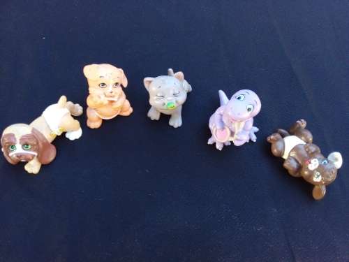 5 - Collectable Vintage Galoob Magic Diaper Baby`s