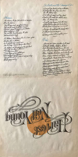 Neil Young - Harvest (LP, Album, Ter)