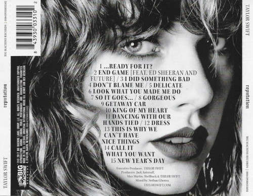 Taylor Swift - Reputation (CD, Album, Sli)