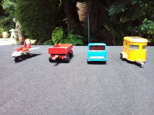 4 X Vintage Match Box - 1970`s to 1980`s - Die CAST- Made in ENGLAND - Lesney Products