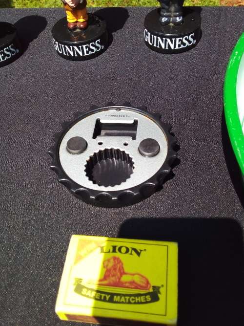 6 X BAR ACCESSORIES - 3 X BATTERY OPERTED FIGURINE`S - 1 X TRAY - 2 X BOTTLE OPENER`S