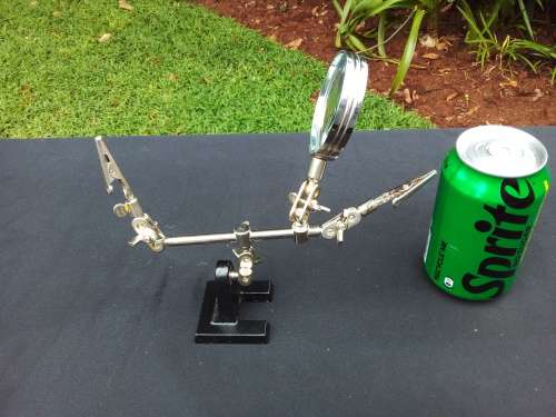 Velleman VTHHN HELPING HAND WITH MAGNIFIER - 100% WORKING AMAZING