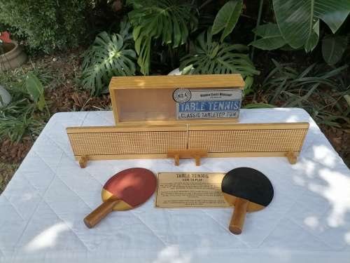 Wooden Games Workshop, Games Academy Table Tennis Action Game - 100% COMPLETE