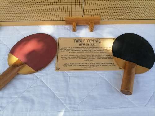 Wooden Games Workshop, Games Academy Table Tennis Action Game - 100% COMPLETE