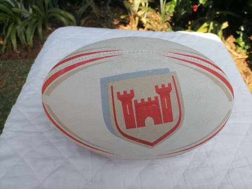 CASTLE FULL-SIZE RUGBY BALL - VERY SCARCE - PUMPED UP NO DEFLATION - IMMACULATE CONDITION