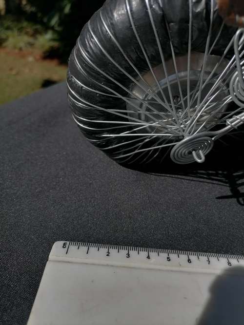 AMAZING HARLEY-WIRED BIKE WITH LEATHER VERY NEAT - 42 CM X 14 CM