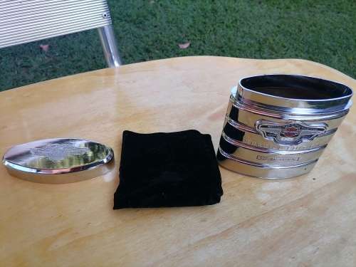 LEGENDARY HARLEY-DAVIDSON - SPECIAL EDITION - TRINKET BOX - MADE FROM PEWTER