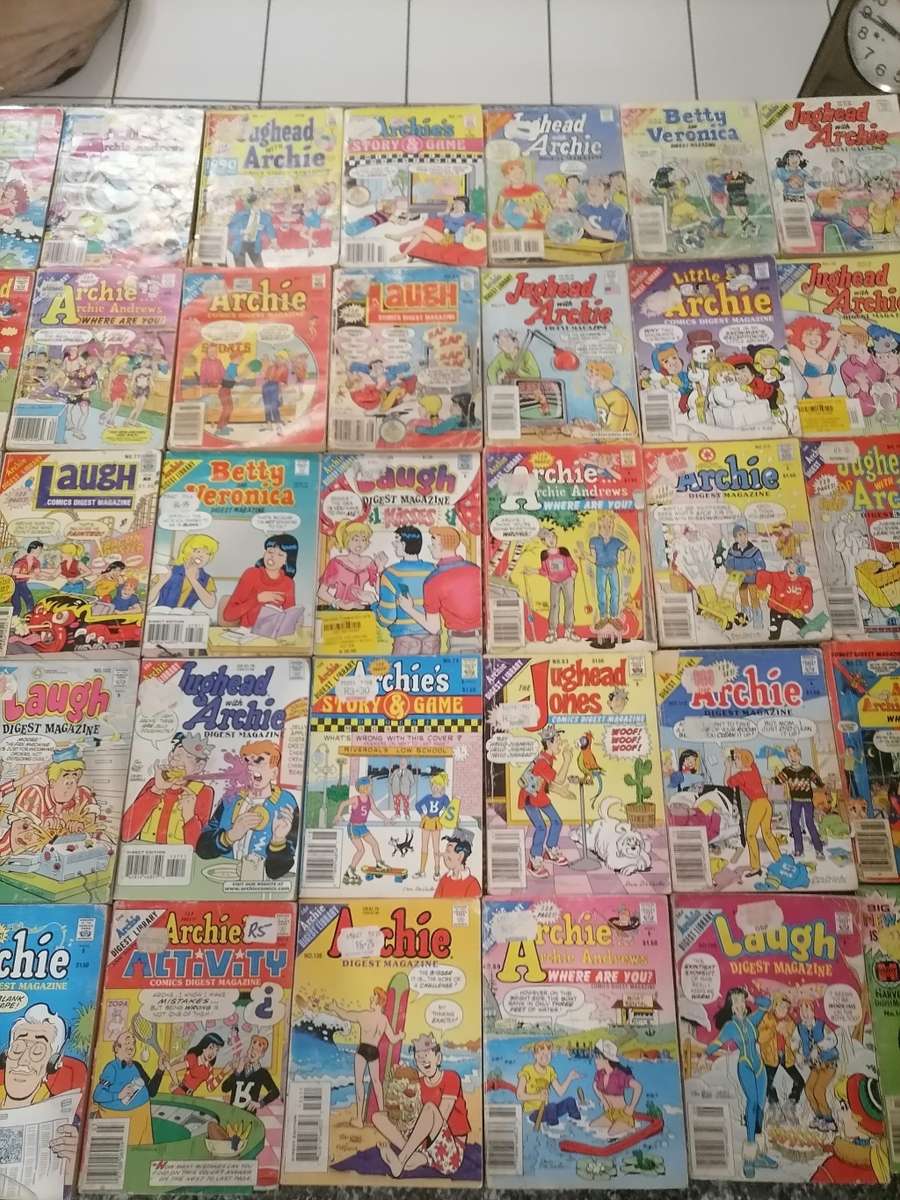 56 X ARCHIE COMIC BOOKS 1980`S -1990`S - AMAZING BUNDLE