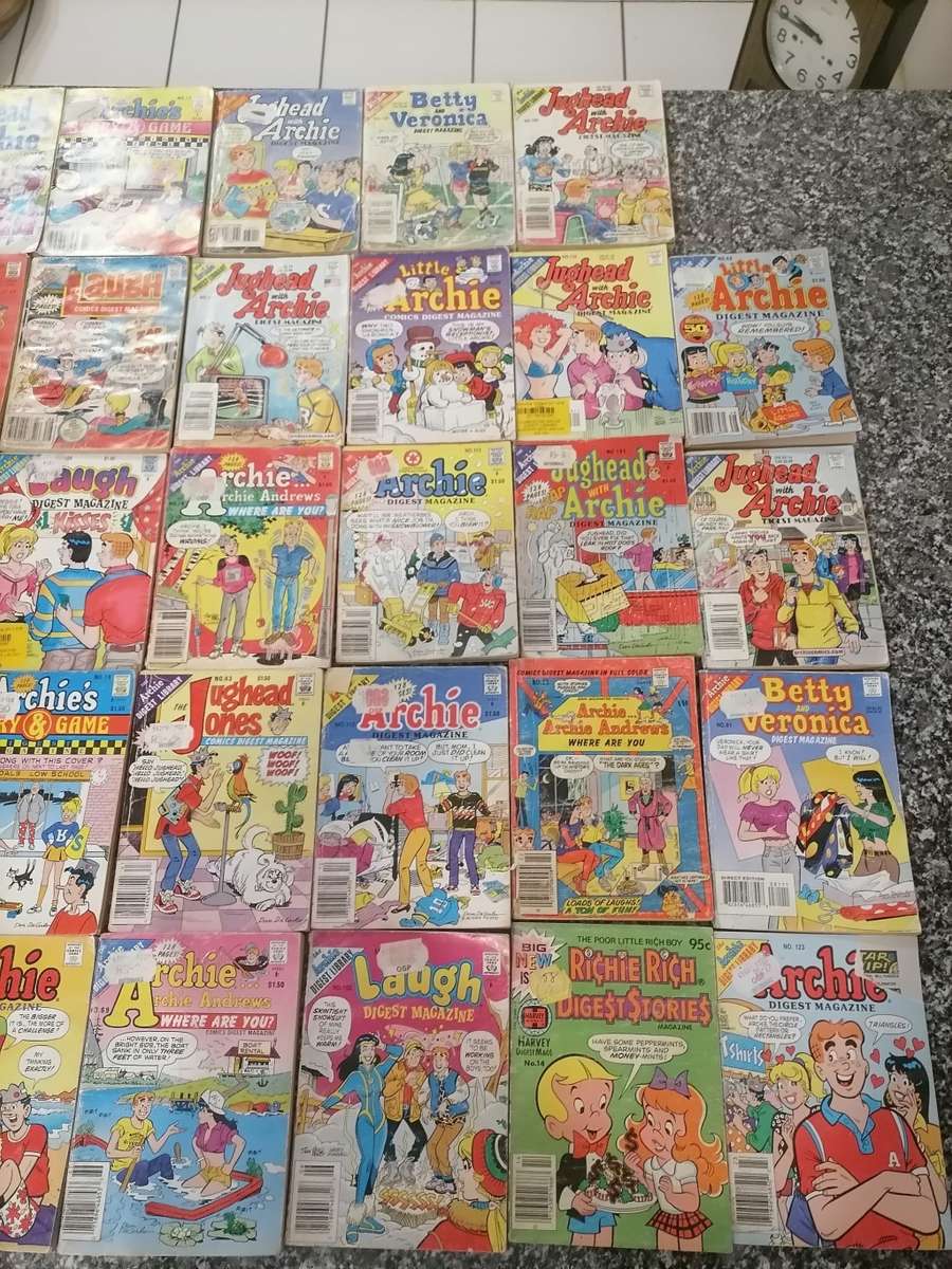 56 X ARCHIE COMIC BOOKS 1980`S -1990`S - AMAZING BUNDLE
