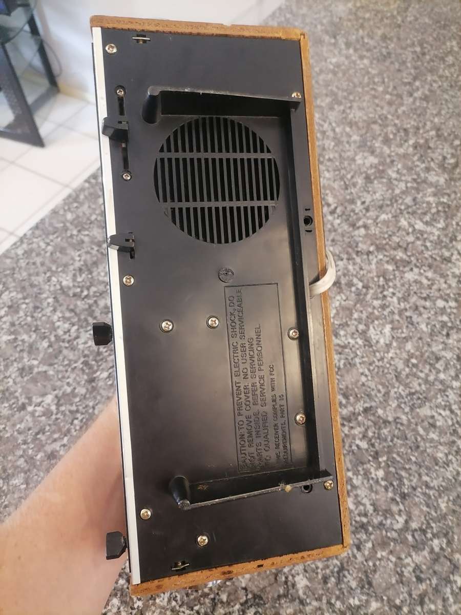 1950`S VINTAGE PYE SOLID STATE RADIO ALARM CLOCK - PORTABLE - REAL DILES - 100% WORKING