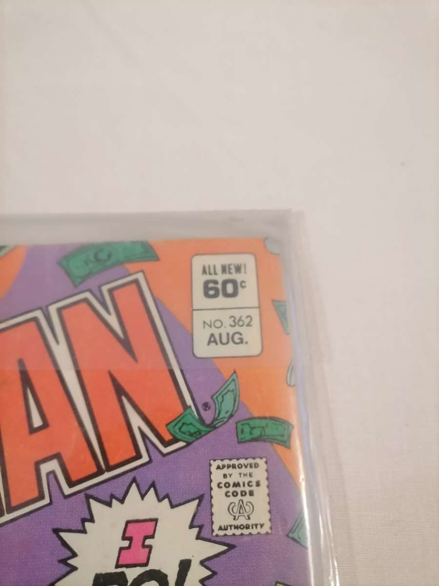 BATMAN #362 - DC HIGH GRADE KEY - AUGUST 1983 -- `WHEN RIDDLED BY THE RIDDLER!` - EXCELLENT CON