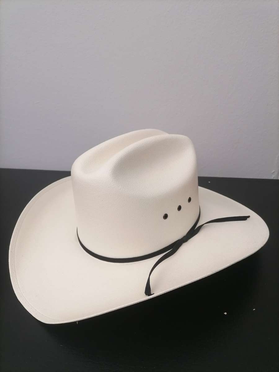 **R1700** Natural Straw Western Cattleman Hat - LIKE NEW