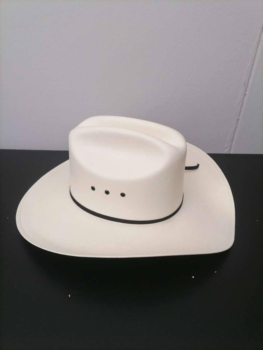 **R1700** Natural Straw Western Cattleman Hat - LIKE NEW