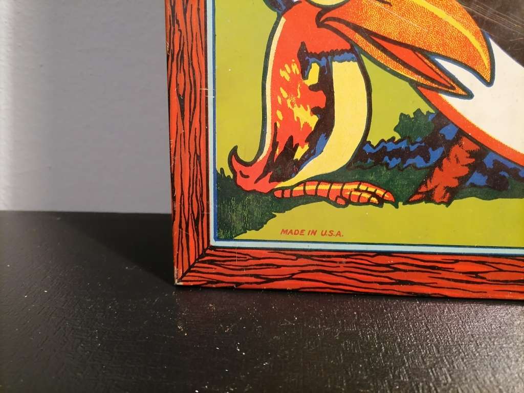 RARE 1933 TIN WYANDOTTE BLACK SAMBO DART BOARD - 91 YEARS OLD - NO RUST - VERY RARE AMAZING