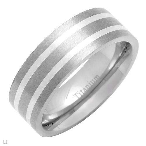 Stylish Brand New Gentlemens Ring Beautifully Crafted in Titanium