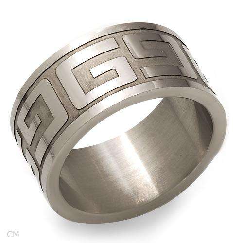 Nice Gents Ring Beautifully Crafted in Stainless steel. Total item weight 8.1g - Size 10