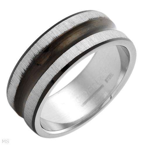 EDFORCE Majestic Brand New Gentlemens Ring Made in Black Enamel and Stainless steel. Total item weig