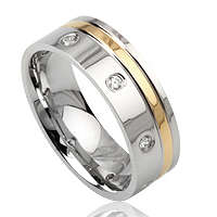 Brand New High quality Stainless Steel Gents Ring Size 10 / SA Size T