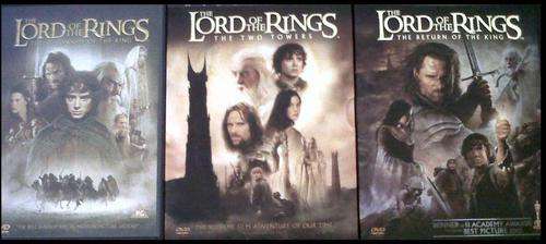 Lord Of The Rings - all 3 DVD's