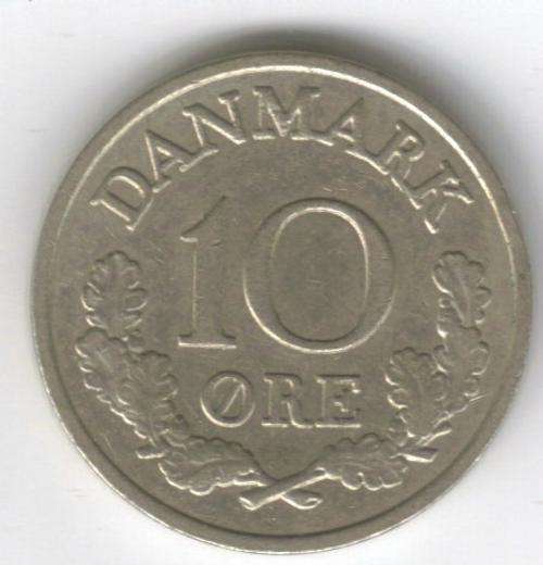 Denmark - 1961 - 10 Ore