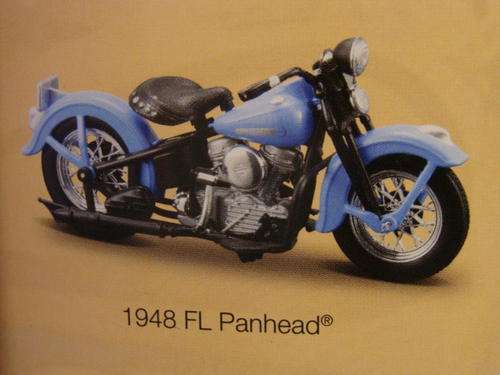 HARLEY DAVIDSON METAL MODEL KIT: 1948 FL PANHEAD -  1/18 DIE-CAST by MAISTO