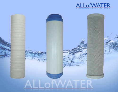 Water Filters Sediment, GAC and CTO Activated Carbon Block 20 inch Standard Slimline Big Blue