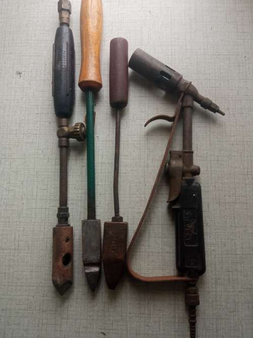 vintage soldering tools