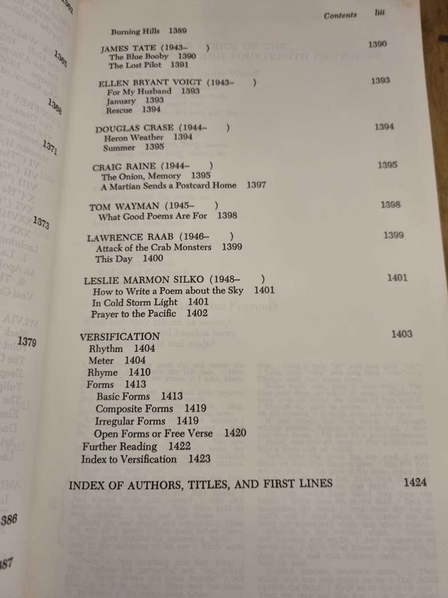 Norton Anthology of Poetry