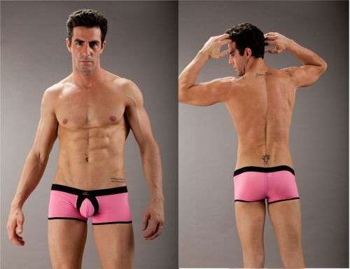 1002-PJ PINK ( Mens sexy boxes )