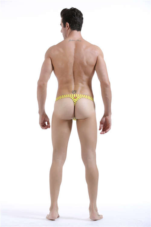 5003-DK YELLOW G-String MENS UNDERWEAR