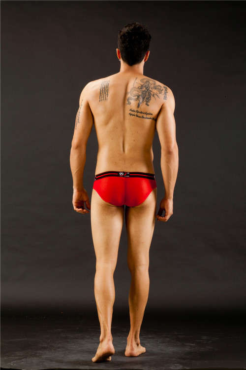1004-SJ RED MENS UNDERWEAR