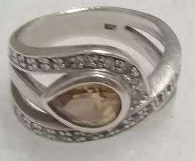 BEAUTIFUL, 925 SILVER LADIES DRESS RING.