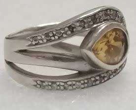 BEAUTIFUL, 925 SILVER LADIES DRESS RING.
