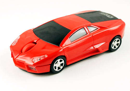 The Hottest USB Wired Sports Car Optical Mouse Gift Sports Car Laptop PC Mouse