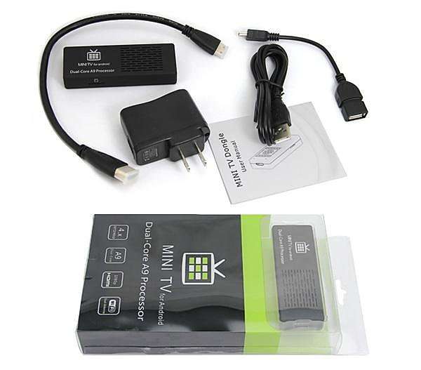 Android HDMI SmartTV Mini PC - Android 4.0, Dual Core 1.6Ghz CPU, WiFi N, HD 1080P- Black or white!