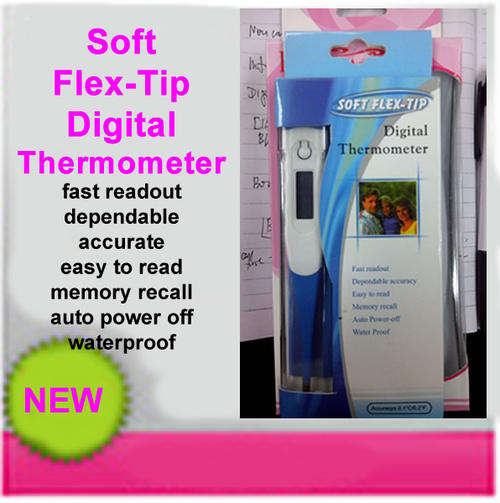 Digital Thermometer For The Family blue color