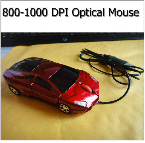The Hottest USB Wired Sports Car Optical Mouse Gift Sports Car Laptop PC Mouse