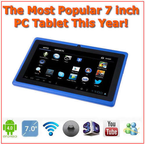 THE MOST POPULAR & NEWEST 7" Android PC Tablet in blue On The Market Today!