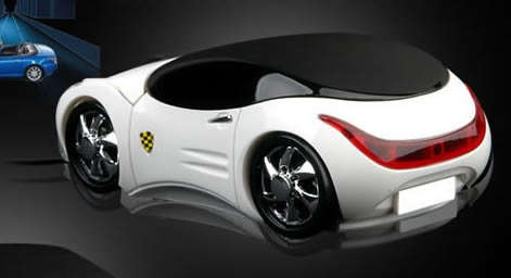 2.4 GHz Optical Wireless Sports Car Mouse
