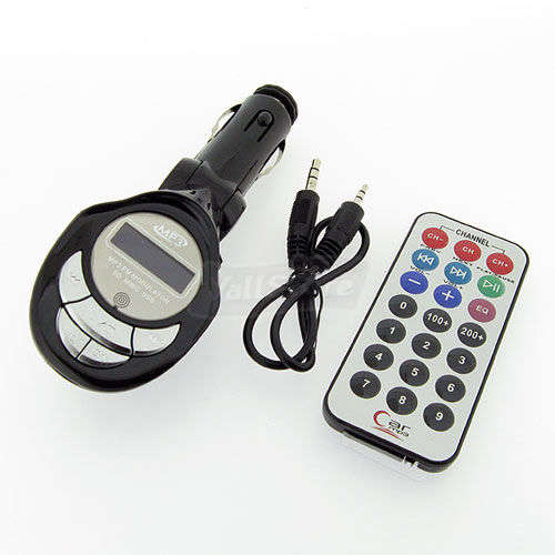 FM Transmitter for iPhone & iPod w/  Remote Control and car charger