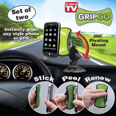 GripGo - Hands Free Car Cell Phone Holder